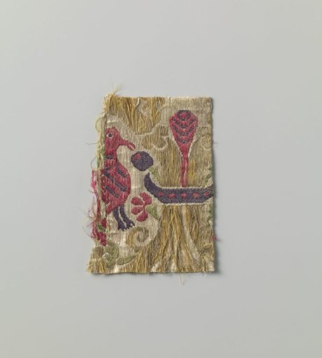 Fragment of Brocatel with a Bird