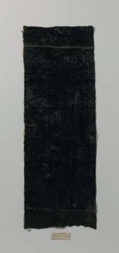 Fragment of green silk velvet
