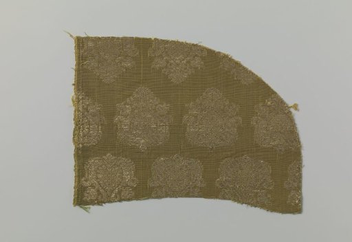 Fragment of Green Silk Brocade