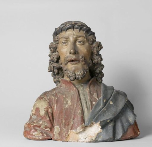 Bust of the triumphant Christ