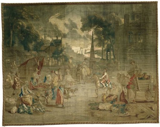 The fruit and vegetable market
