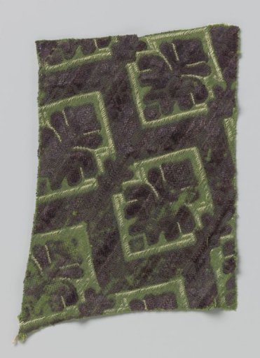 Fragment of silk velvet