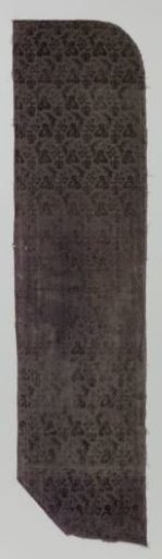 Fragment of purple silk velvet