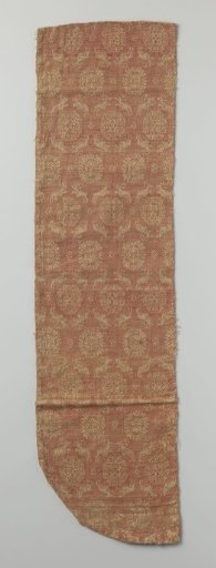Fragment of woolen velvet