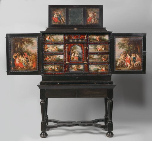 Cabinet Decorated with an Allegory of Peace Surrounded by Mythological Subjects