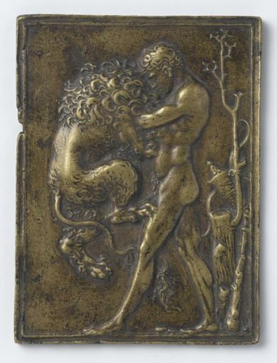 Hercules strangling the Nemean lion