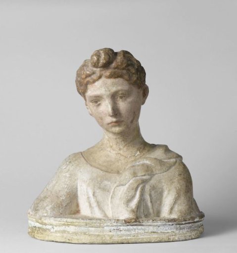 Bust of a young woman