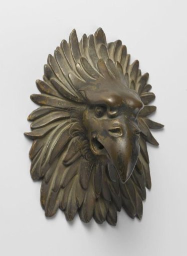 Deurklopper in de vorm van een adelaarskop