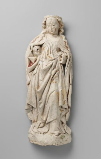 Female Saint (Virgin and Child?)