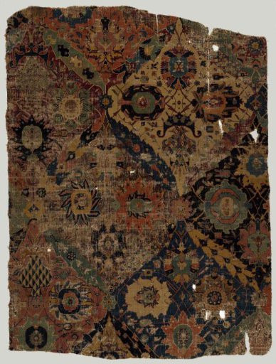 Fragment of an Oriental carpet