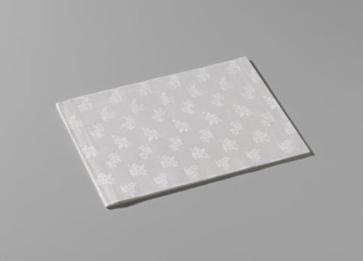 Serviette with straw flowers