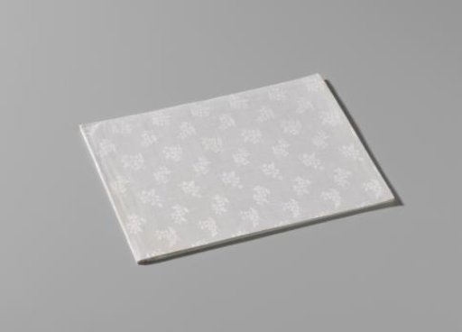 Serviette with straw flowers