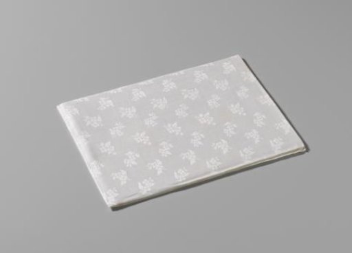 Napkin with straw flowers