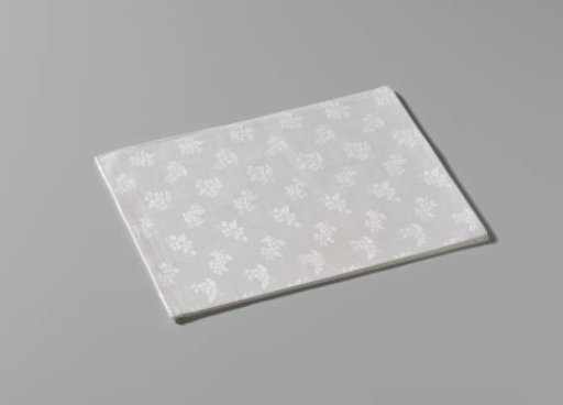 Napkin with straw flowers