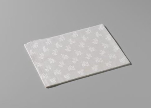 Napkin with scattered flowers