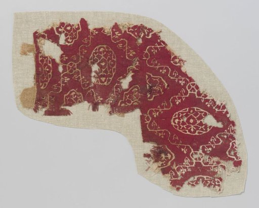 Textile fragment in tapestry work