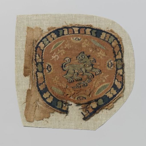 Textile fragment with orbiculus