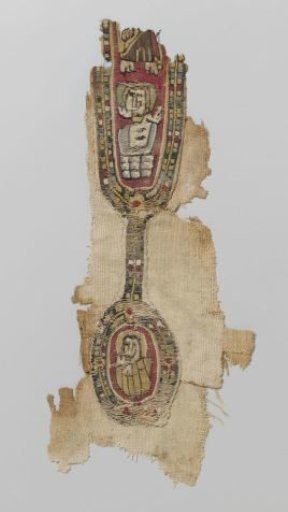 Weaving fragment with clavus