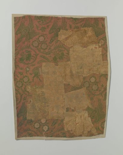 Fragment of silk fabric