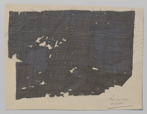 Silk fabric in blue and white patterned design