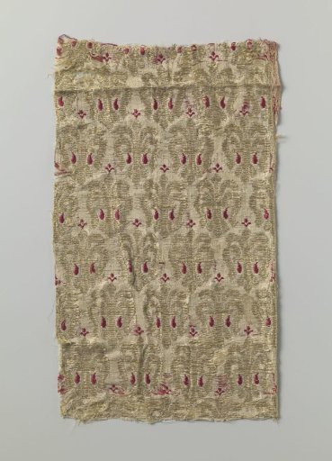 Fragment of Silk Weave with Lilies