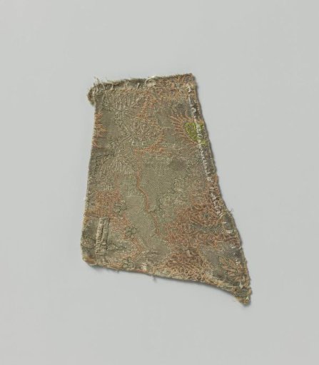 Fragment of multicolored brocatel