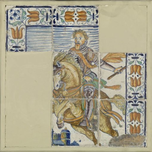 Tile tableau with Prince Maurice