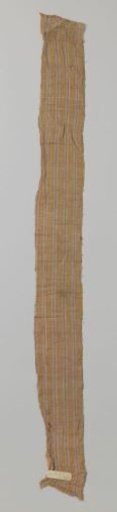 Fragment of striped silk fabric