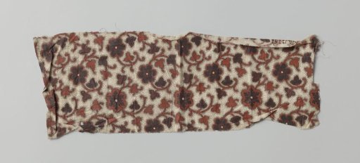 Fragment of printed cotton