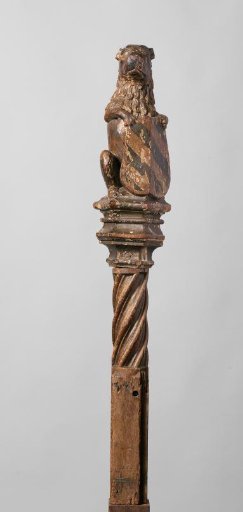 Twisted Colonnet from the Balustrade in the Rolzaal in the Hof van Holland, The Hague