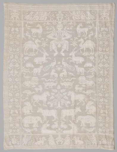 Napkin with Orpheus among the animals