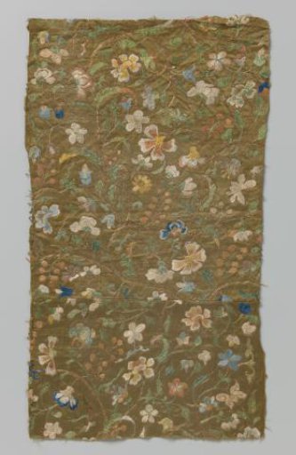 Fragment of an embroidered textile