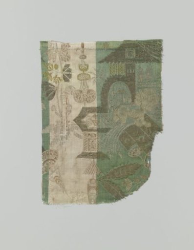 Fragment of bizarre silk