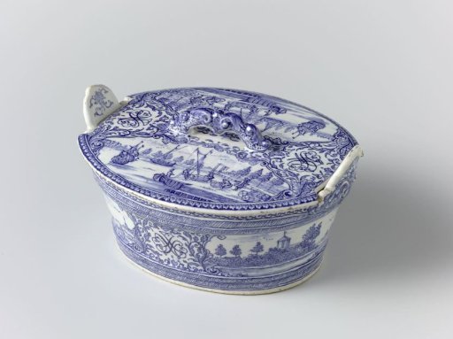 Two butter dishes