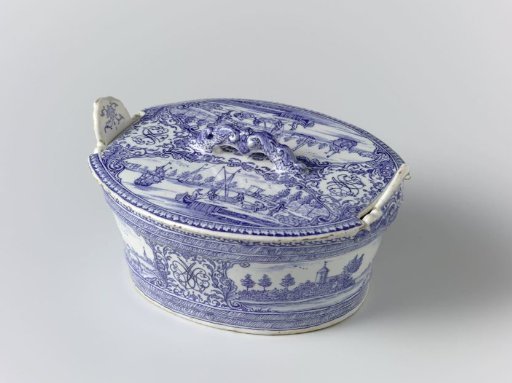 Two butter dishes