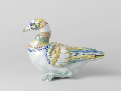 Terrine in the form of a duck