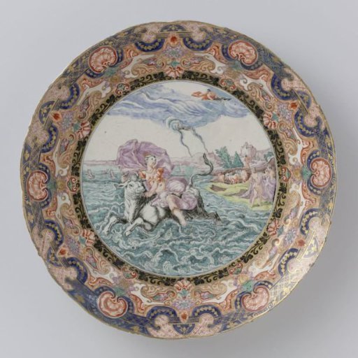Charger with the Rape of Europa