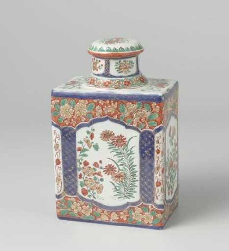 Lid of a tea caddy