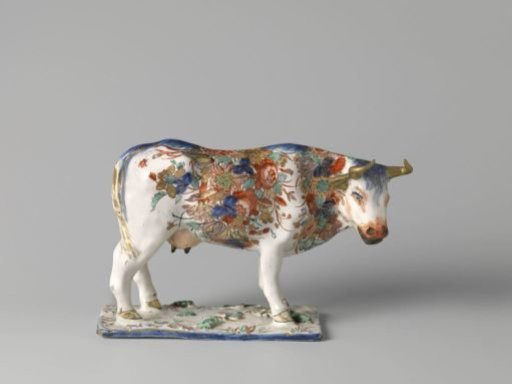 Cow of faience