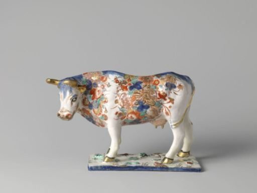 Cow of faience