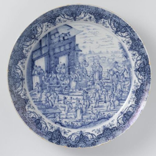 Saucer of faience