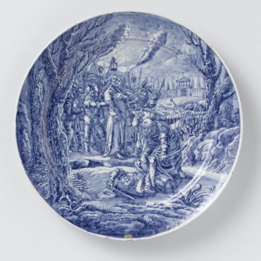 Plate with the arrest of Jesus