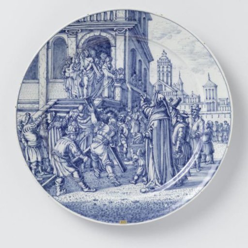 Plate with Ecce homo