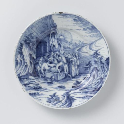 Faience Plate with the Deposition of Christ
