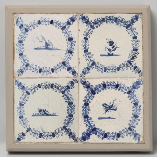 Field of four tiles