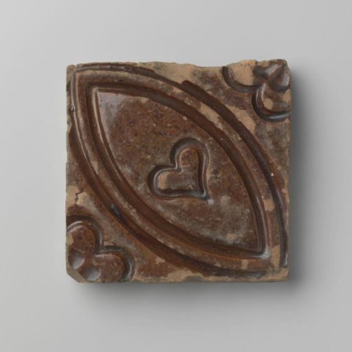 Tile with heart