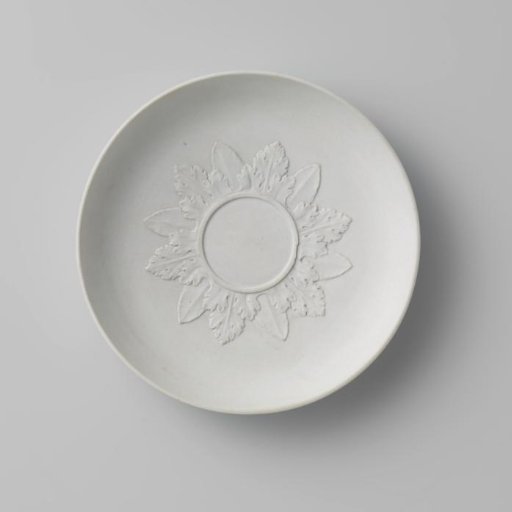 Plate of stoneware, Wedgwood Jasper ware.