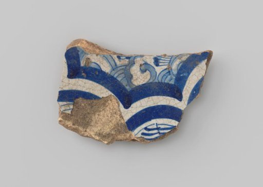 Sherd with a star-shaped panel