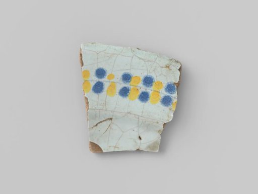 Sherd with an ornamental border