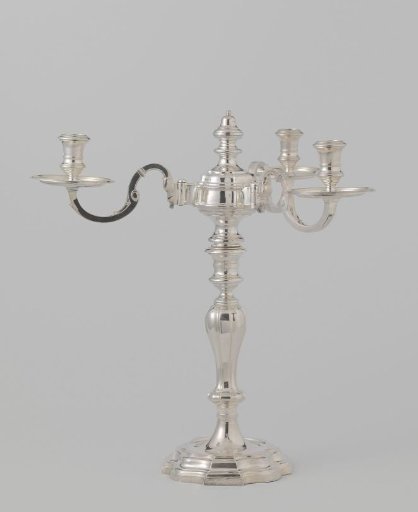 Candelabrum, presented to Captain Cornelis Schrijver